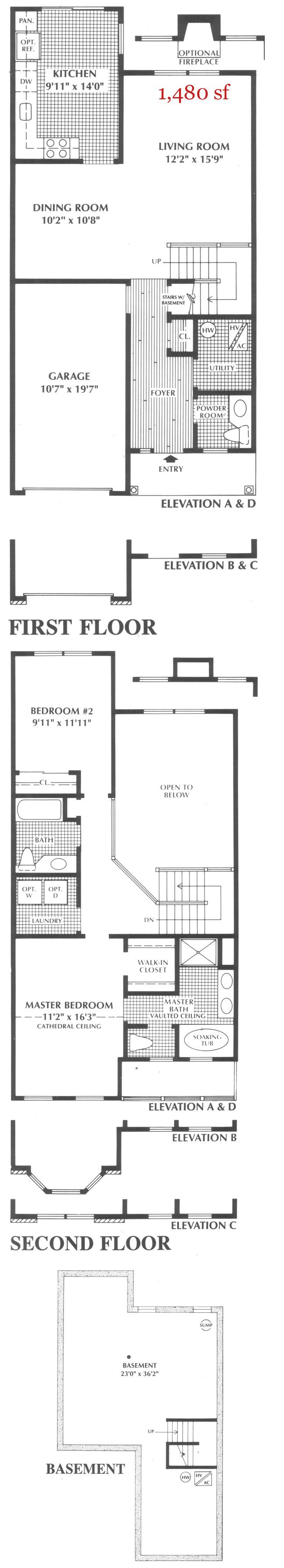 Floor Plans Lake Cushetunk Woods Whitehouse Station Hunterdon County